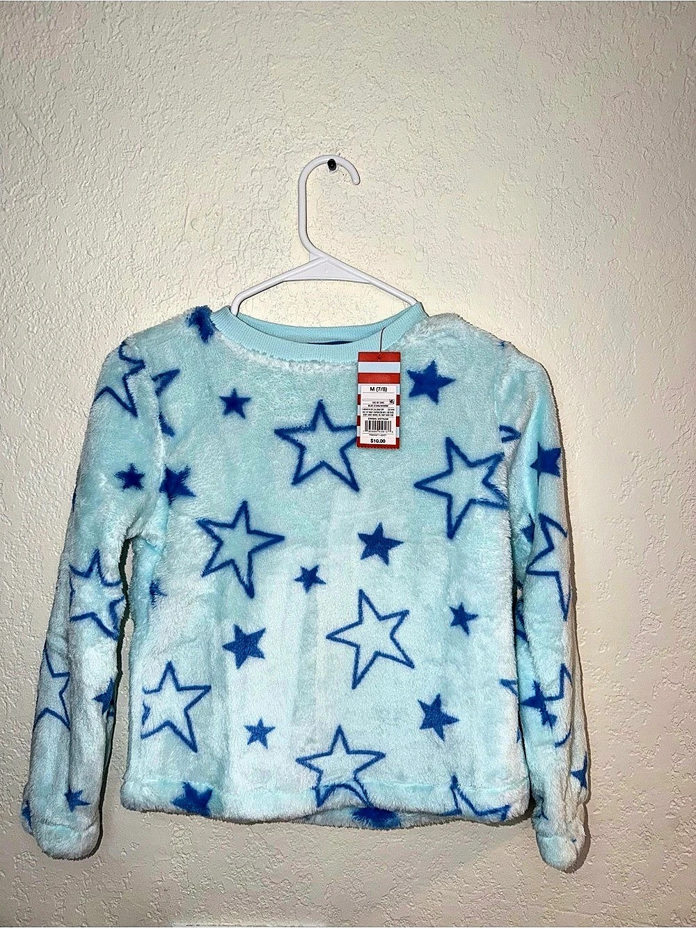 Cat & Jack Kids Blue Star Print Fleece Jacket